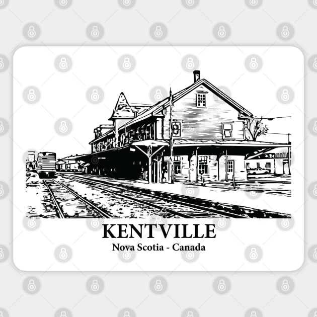 Kentville - Nova Scotia Magnet by Lakeric